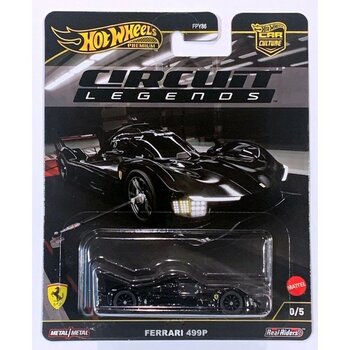Hot Wheels Premium Circuit Legends Ferrari 499P Chase - Siyah