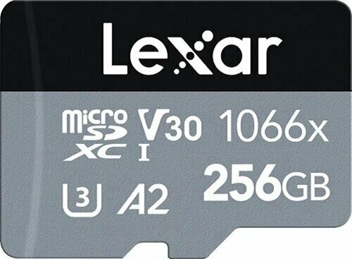 Lexar Professional 1066x Class 10 UHS-I U3 A2 V30 256 GB Micro SD Kart