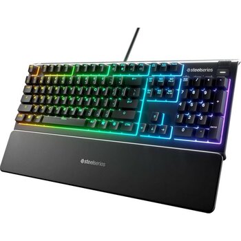 Brf Store Sepetium Steelseries Apex 3 Gaming Klavye, 10 Bölgeli Rgb Aydınlatma, Sessiz Switch, IP32 Sıvı Dayan - Siyah
