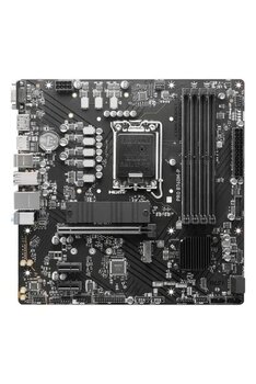 Msı Pro B760m-P Soket 1700 Ddr5 6800(Oc) Pcı-E ,M.2 Usb3.2 Hdmı,Dp,Vga 1X 1G Lan Matx Anakart