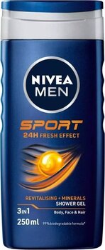 Nivea Men Sport 24h Fresh Effect 250 ml Duş Jeli