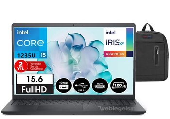 Dell Inspiron15 3520 İntel Core I5-1235u 32gb 512gb Ssd 15,6" Fhd 120hz Windows11pro Taşınabilir Bilgisayar Ins35202405200942+Weblegelsinçanta