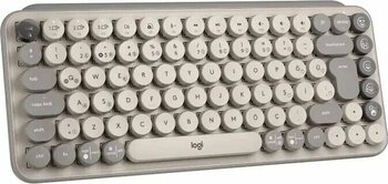 Logitech Pop Keys Gri, Bej Bluetooth Kablosuz Mekanik Klavye