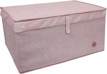 abnturk Alas Mega Plus Jumbo Boy Katlanır Kumaş Saklama Kutusu 70x41x30 Çok Amaçlı Kapaklı Kutu Hurç Sandık