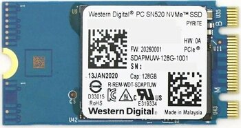 Western Digital SN520 SDAPMUW-128G-1001 128 GB M.2 SSD