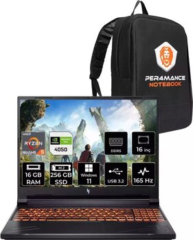 Acer Nitro V 16 R5 8645Hs 16Gb 256Gb Ssd Rtx4050/6Gb 85W 16'' Wuxga 165Hz W11P Gaming Laptop & Çanta