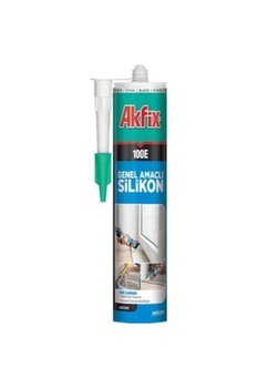 Akfix 100 E Genel Amaçlı Slikon (SİYAH)