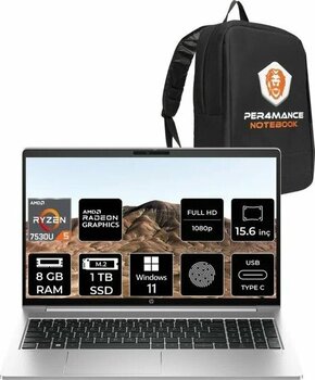 HP Probook 455 G10 AMD Ryzen 5 7530U 8 GB 1 TB SSD 15.6 inç 1920 x 1080 Dizüstü Bilgisayar