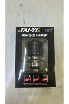 Tai-Yi Motosiklet H4 Led Far Ampulü Mercekli