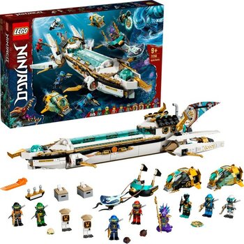 LEGO NINJAGO® Hidro Gemi 71756 - 9 Yaş ve Üzeri Çocuklar İçin NINJAGO Kai ve Lloyd#u İçeren Yaratıcı Oyuncak Yapım Seti (1159 Parça)