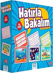 CA Games Hatırla Bakalım Eğitici Hafıza Oyunu 55 Kart 5108