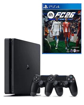 Sony Playstation 4 Slim 1 TB 2. DualShock Kol Ps4 FC 26 (İthalatçı Garantili)