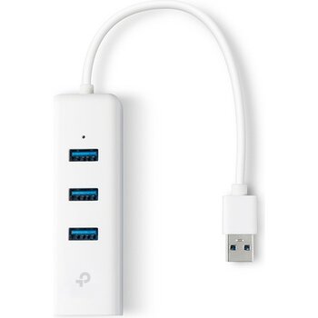 TP-Link UE330 | USB 3.0 Hub & Gigabit Ethernet Adaptör | 3x USB 3.0 Portu | 1000 Mbps Ağ Bağlantısı | Tak ve Çalıştır | Kompakt Tasarım | Gelişmiş ...