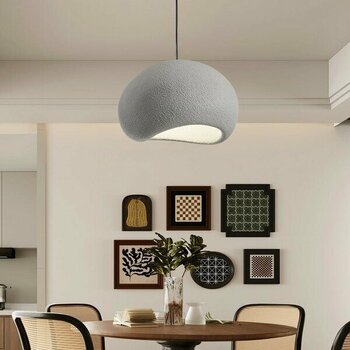 Tretan Tekli Gri Modern Sarkıt Oturma Odası Salon Sarkıt Avize - 1