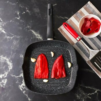 Karaca Dark Stone Bio Granit Grill Tava 28 cm