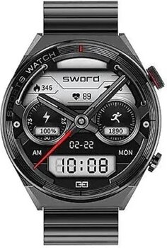 Sword SW-WIA103 Watch 3 1.50 inç Siyah Akıllı Saat
