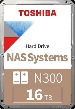Toshiba N300 HDWG51GUZSVA SATA 3.0 7200 RPM 3.5" 16 TB Harddisk
