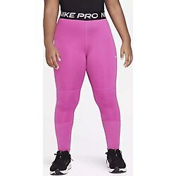 Nike Pro Genç Çocuk Kız Taytı Büyük Beden Pembe