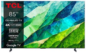 TCL 85c855gtv 85" 214 Ekran 4K UHD Google Mınıled TV (teshır)