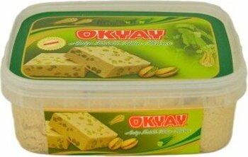 Okyay Fıstıklı Helva Plastik Kutu 360 Gr
