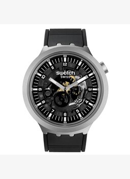 SB07S105 Swatch Dark Irony Erkek Kol saati Bedensiz 15565390