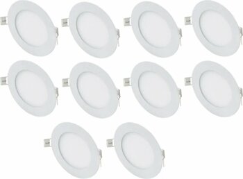 Cata Ct 5147 10 Adet 12 Watt Slim Led Panel Beyaz Işık Metal Kasa