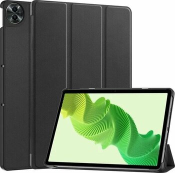 Seniee Siyah Oppo Realme Pad 2 Uyumlu PU Malzeme Tablet Kılıfı