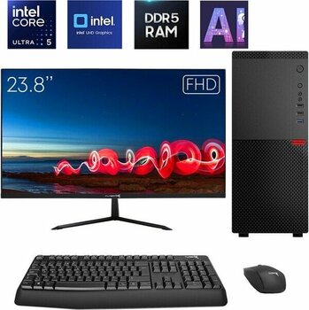 Turbox Intel Core Ultra 5 225 16GB Ddr5 Ram 512GB Nvme Yapay Zekalı 23.8 Inç Fhd Ofis Hazır Sistem - FreeDos