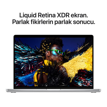 MacBook Pro 16 inc M5 Pro 18CPU 20GPU 48GB 1TB Gümüş Z1MW00115