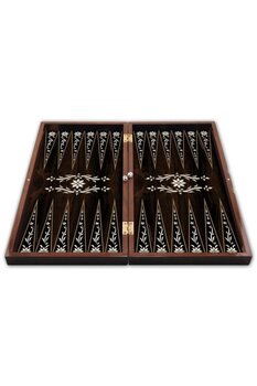 megame Ahşap Tavla Seti Ahşap Pullu