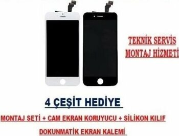 Iphone 6 Lcd Ekran + Dokunmatik + 4 Çeşit Beyaz