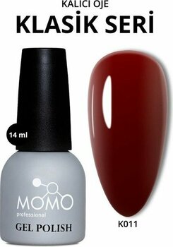 Momo Professional Kalıcı Oje K011 Vişne Bordo 14 ml