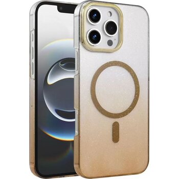 Iphone 16 Glossy Magsafe Kapak - Çöl Titanyum - (ClearEyelets)Black-RadiantOrchid