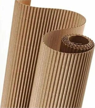 Ambalage 140cm X 5m Oluklu Karton Mukavva Ondüle Karton Rulo Mukavva Zemin Koruma Ambalaj Kartonu