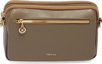 Tergan Bej Deri Kadın El Çantası - S25Y1BC79999-B73