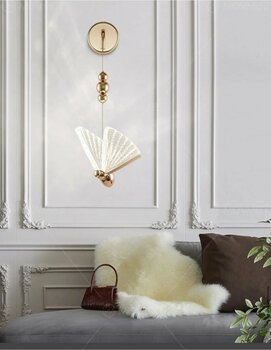 burenze Modern Kelebek Tasarım Duvar Sarkıt Led Aplik