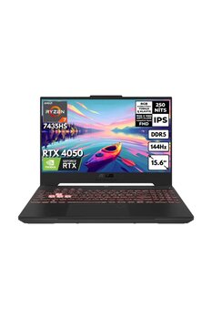 ASUS Tuf A15 Ryzen 7-7435HS 32GB 1 TBSSD RTX4050 144 Hz Freedos 15.6\" FHD