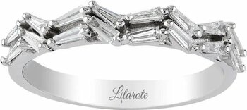 0.28 Ct Pırlanta Baget Yüzük