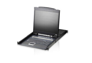 Aten CL1308NT 19 inch LCD KVM Türkçe Klavyeli KVm Switch Konsol