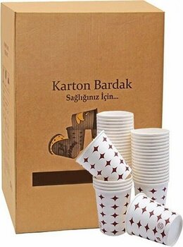 Dağyüce Kağıt Karton Bardak Tek Kullanımlık Çay Kahve Bardağı - 12 Oz - 2000 Adet / Koli