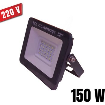 150W LED Projektör 220V – IP65 Su Geçirmez, Alüminyum Kasa, Endüstriyel & Dış Mekân Aydınlatma - 150 W