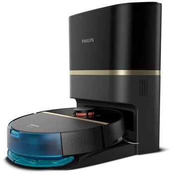 Philips Homerun 7000 Serisi Aqua Xu7100/02 Çöp İstasyonlu Beyaz Gold Akıllı Robot Süpürge