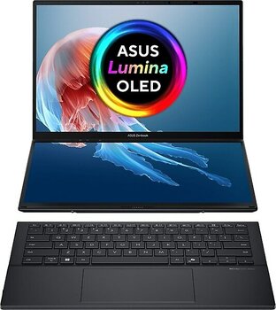 Asus UX8406CA Zenbook Duo OLED Intel Core Ultra 7 255H 32GB 1TB SSD 14" 3K Dokunmatik W11H - Beyaz
