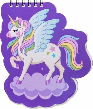 4nio Kanatlı Unicorn Şekilli A6 Defter