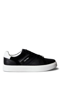 Calvin Klein Siyah - Beyaz Erkek Sneaker CLASSIC CUPSOLE LACEUP TAPE LTH 40 Numara