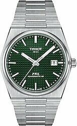 Tissot PRX Powermatic 80 T137.407.11.091.00 Çelik Kordon Yeşil Erkek Kol Saati