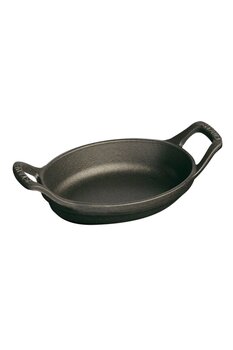ZWILLING Staub Döküm Oval Sahan 15 cm Siyah