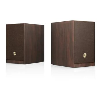 Audio Pro A28 Ultra Kompakt Stereo Multiroom Hoparlör Seti (WiFi, AirPlay 2, Chromecast, Bluetooth, HDMI ARC, Valnut)