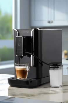 Kiwi Tam Otomatik Espresso, Lungo, Latte, Cappuccino Kahve Makinesi