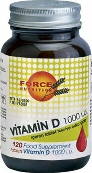 Force Nutrition Vitamin D3 1000 IU 120 Tablet